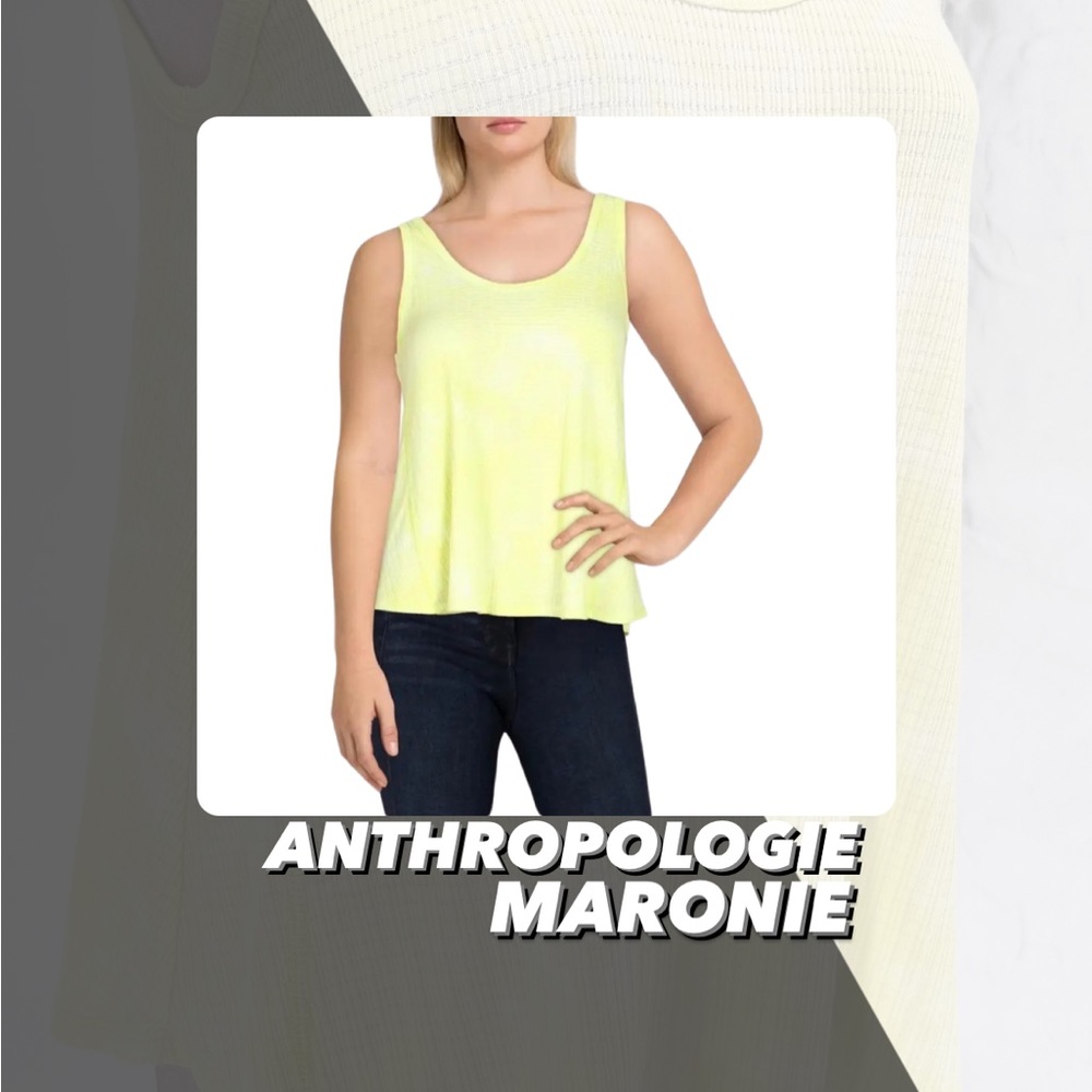 NWOT Anthropologie Maronie Textured Tank Top